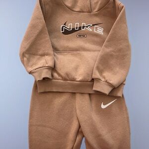 Nike Brown Logo Hoodie